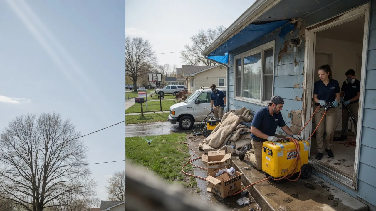 Basement Flood Cleanup in Taylor Springs, IL near me